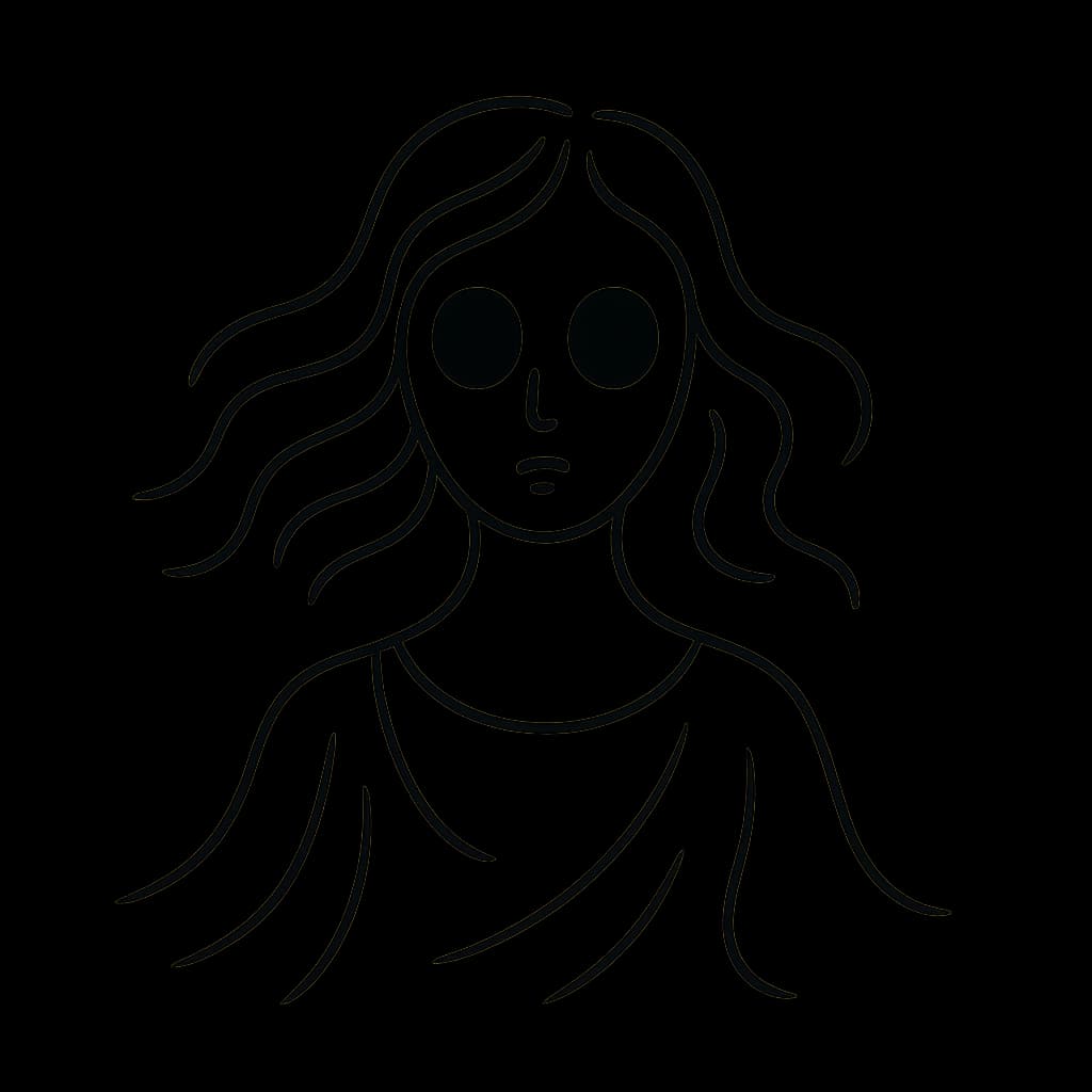 Image representing Girl with Empty Eye Sockets