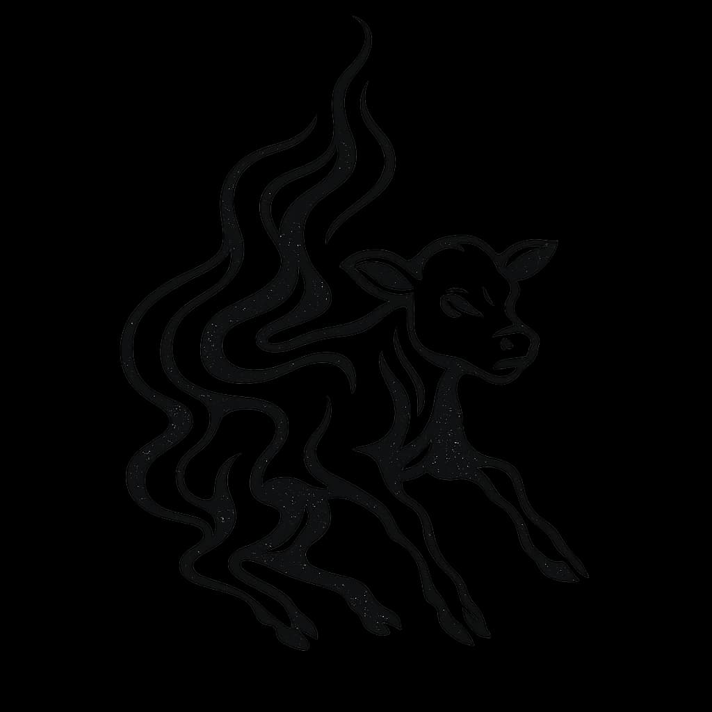 Image representing One Struggling Alive Calf