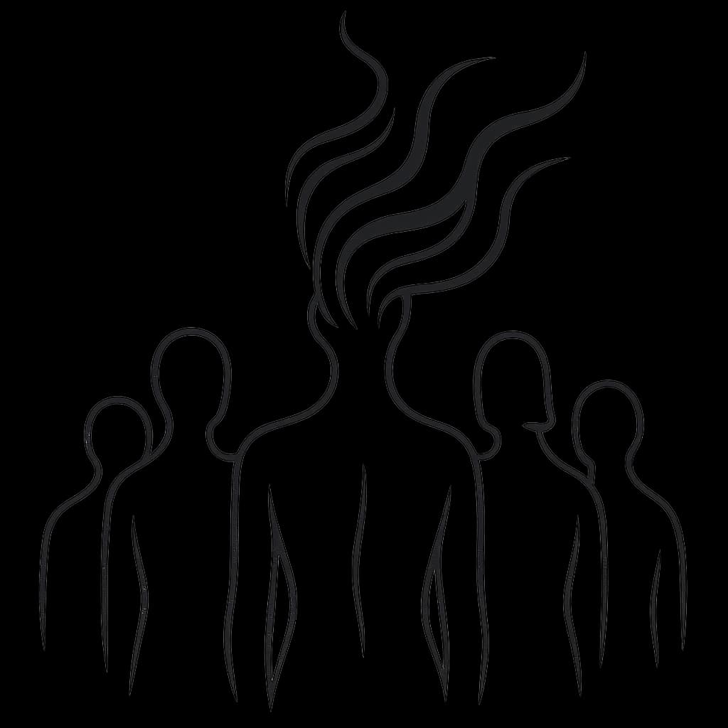 Image representing People With Their Backs to Us