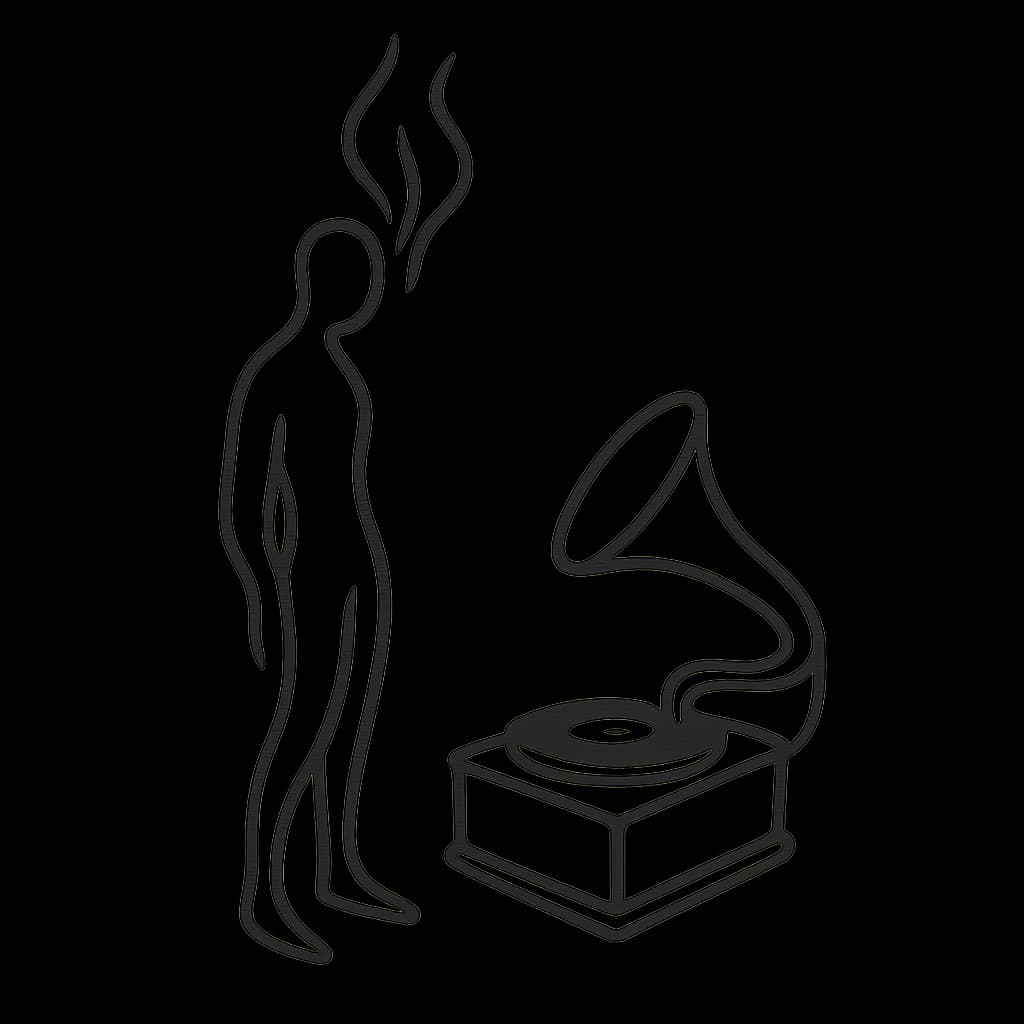 Image representing Person Standing by the Record Player