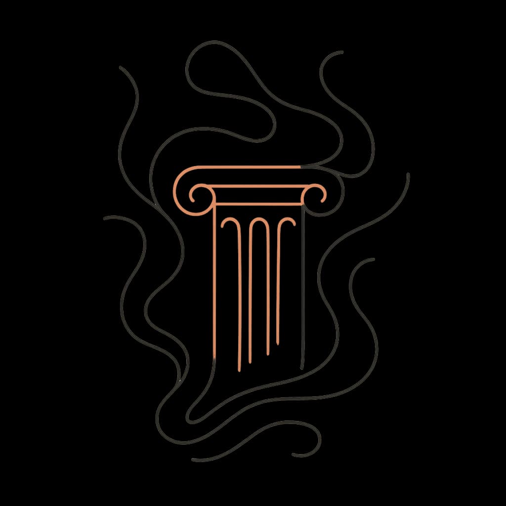 Image representing Rose Gold Marble Pillars