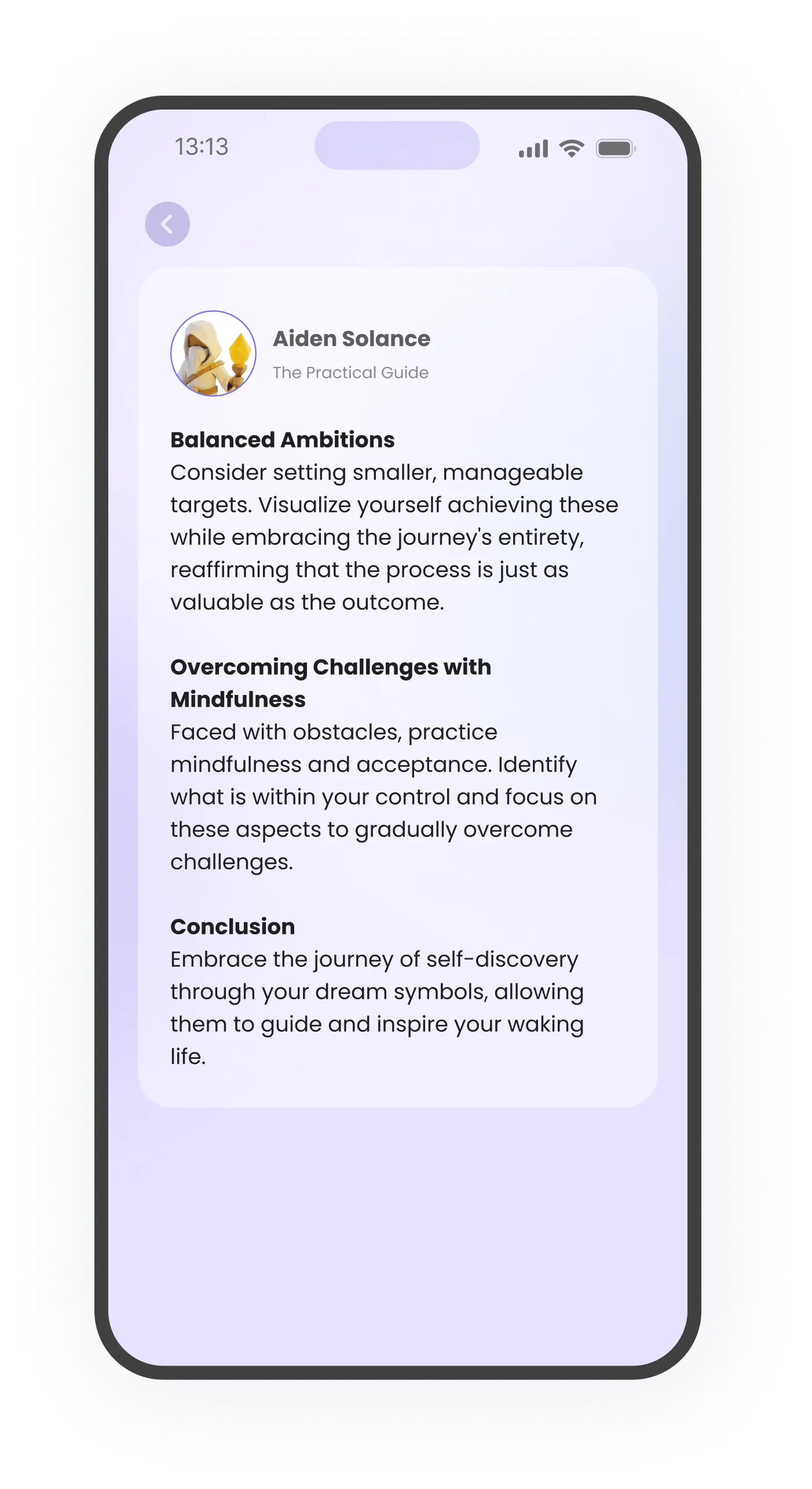 Actionable Insights - Go beyond dream interpretation—connect your dreams to real-life emotions, challenges, and aspirations to unlock self-growth